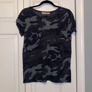 Free People Camo Tee